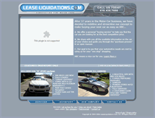Tablet Screenshot of leaseliquidations.com